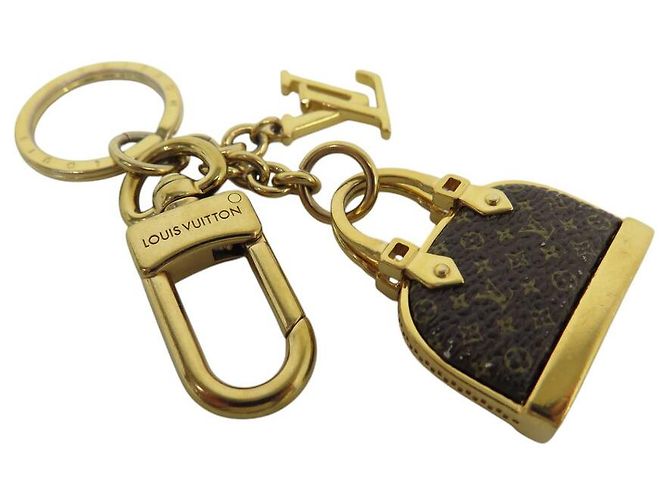 LOUIS VUITTON KEYCHAIN ALMA MONOGRAM M01799 BAG KEY RING Golden - view 6