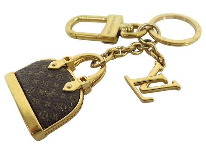 LOUIS VUITTON KEYCHAIN ALMA MONOGRAM M01799 BAG KEY RING Golden - view 7