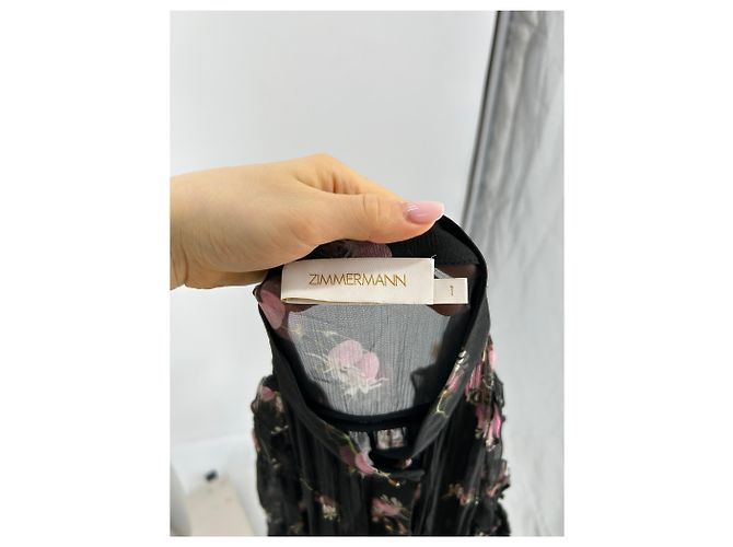 ZIMMERMANN Kleider T.0-5 1 Viskose Schwarz - Ansicht 5
