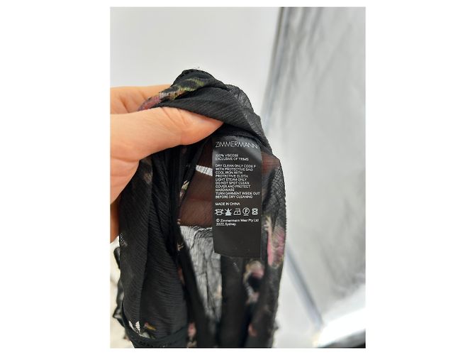ZIMMERMANN Kleider T.0-5 1 Viskose Schwarz - Ansicht 6