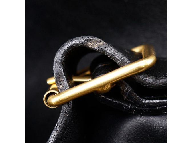 Zaino nero in pelle di vitello Gucci - vista 14