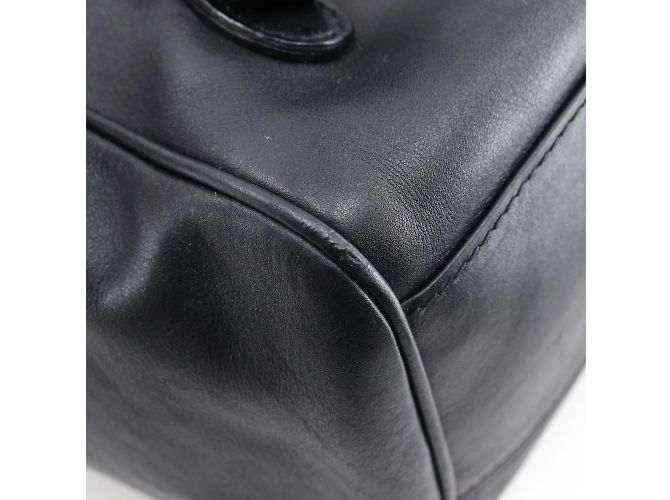 Zaino nero in pelle di vitello Gucci - vista 6