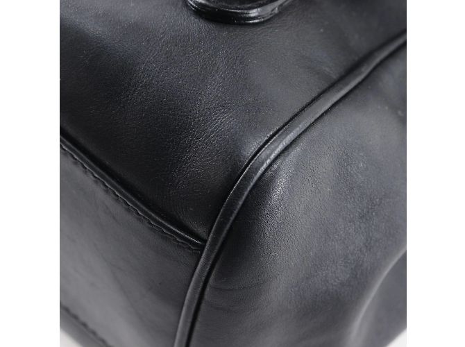 Zaino nero in pelle di vitello Gucci - vista 7