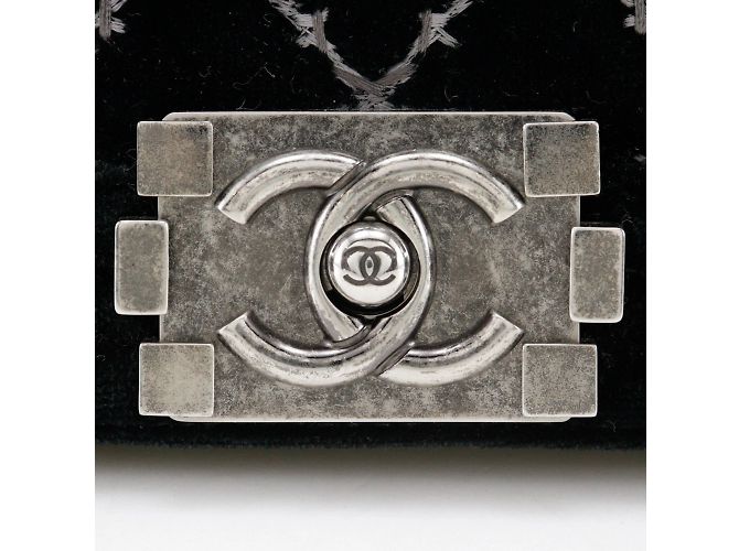 Borsa a Spalla Chanel Boy Chanel 25 Nero - vista 14