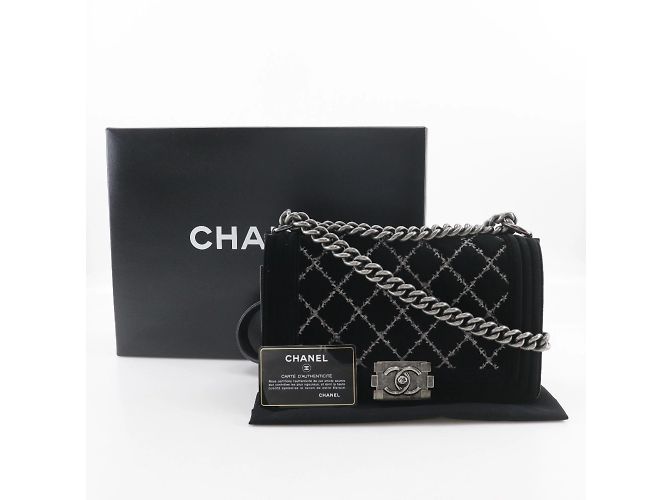 Borsa a Spalla Chanel Boy Chanel 25 Nero - vista 16