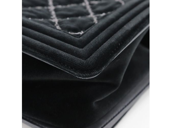 Borsa a Spalla Chanel Boy Chanel 25 Nero - vista 7