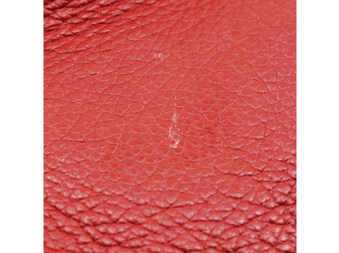 Céline Celine Luggage Micro Shopper Handtasche Rot - Ansicht 13
