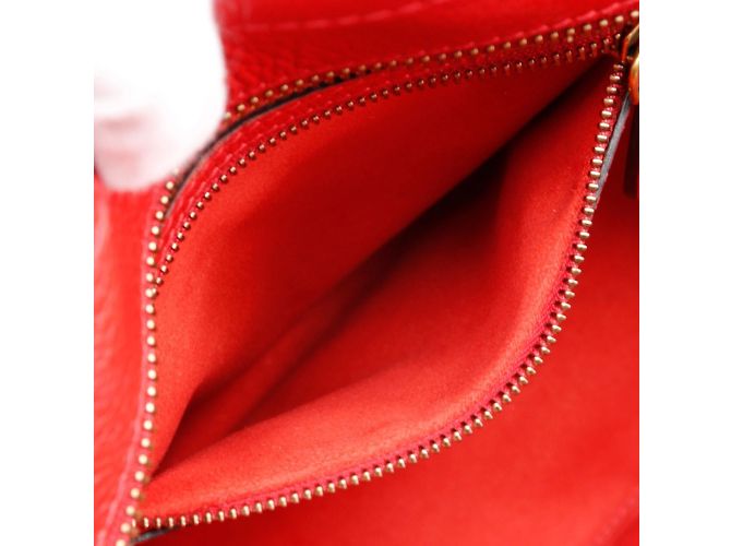 Céline Celine Luggage Micro Shopper Handtasche Rot - Ansicht 7