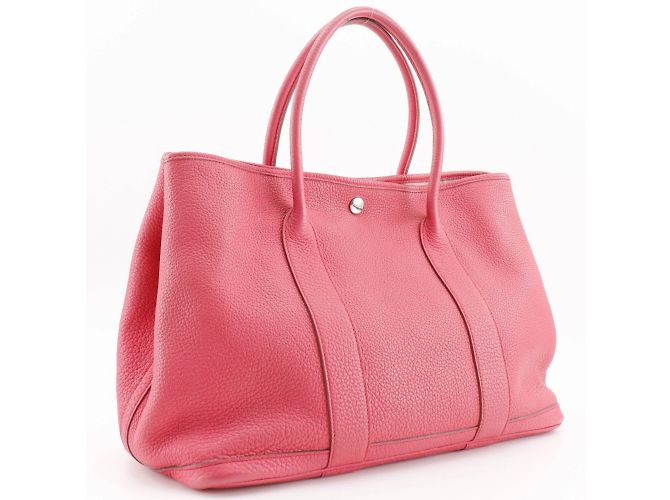 Hermès Borsa Tote PM Hermes Garden Rosa - vista 3