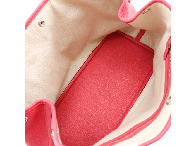 Hermès Borsa Tote PM Hermes Garden Rosa - vista 6