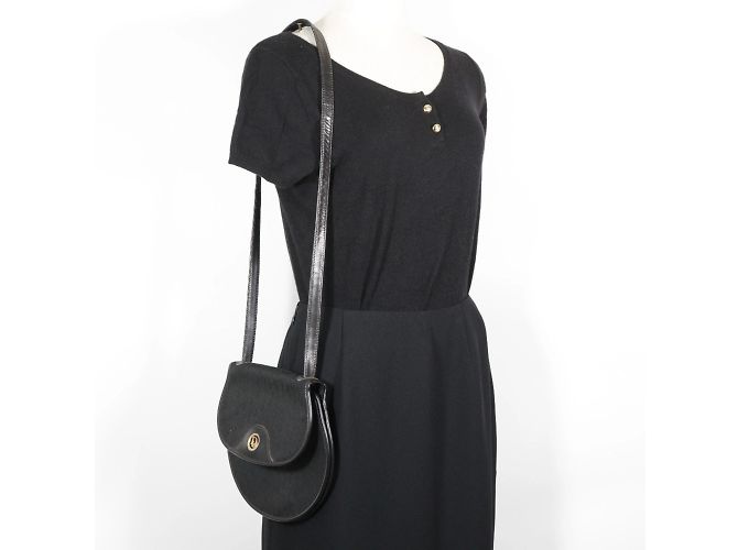 Borsa a Spalla Dior Trotter di Christian Dior Nero - vista 13