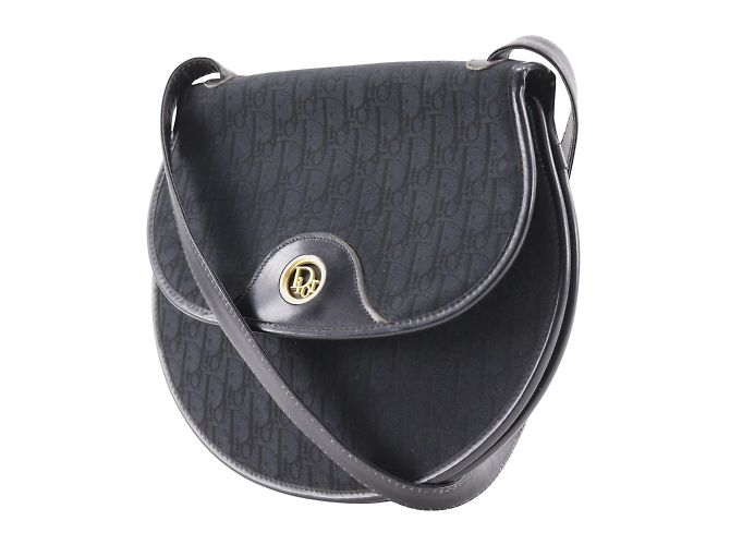 Borsa a Spalla Dior Trotter di Christian Dior Nero - vista 2