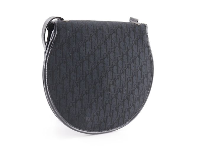 Borsa a Spalla Dior Trotter di Christian Dior Nero - vista 3