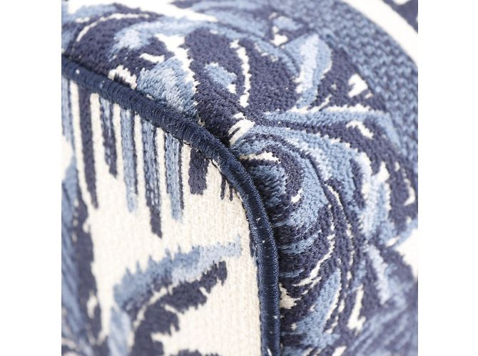 Borsa da viaggio Dior Christian Dior Bianco Blu navy - vista 5