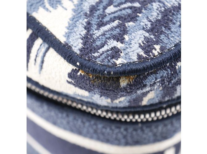 Borsa da viaggio Dior Christian Dior Bianco Blu navy - vista 9