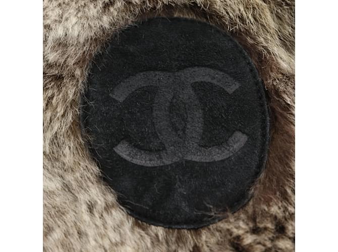Borsa Tote Chanel Coco Mark Marrone - vista 10