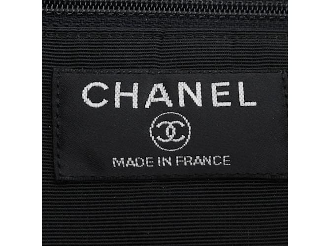Borsa Tote Chanel Coco Mark Marrone - vista 12