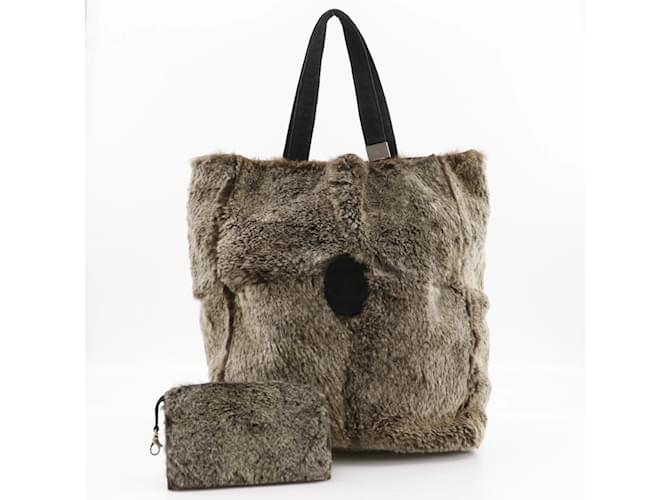 Borsa Tote Chanel Coco Mark Marrone - vista 14