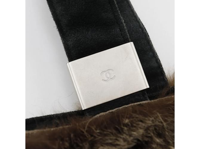 Borsa Tote Chanel Coco Mark Marrone - vista 8