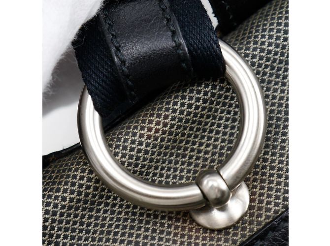 Bottega Veneta Canvas- und Leder-Shopper Braun Schwarz - Ansicht 16
