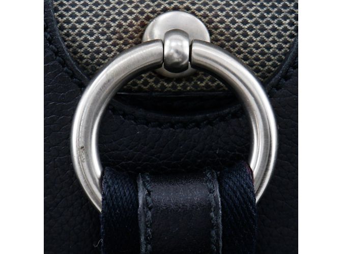 Bottega Veneta Canvas- und Leder-Shopper Braun Schwarz - Ansicht 17