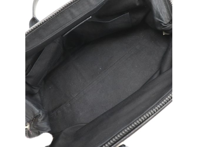 Bottega Veneta Canvas- und Leder-Shopper Braun Schwarz - Ansicht 6