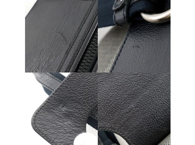 Bottega Veneta Canvas- und Leder-Shopper Braun Schwarz - Ansicht 7