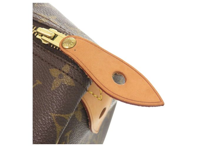 Borsa Louis Vuitton Speedy 40 Monogram Marrone Monogramma - vista 10