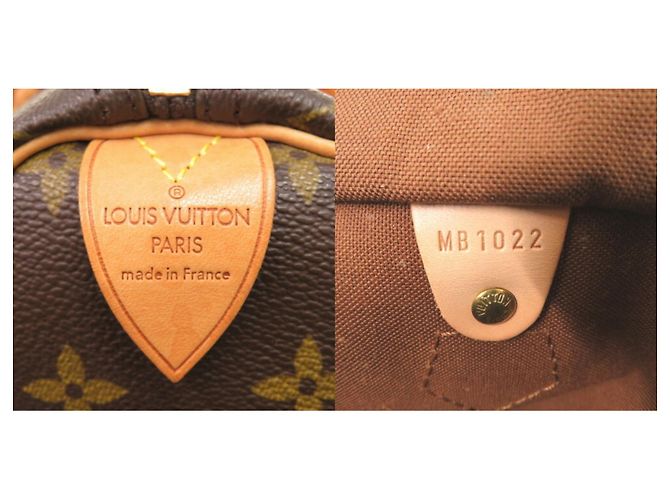 Borsa Louis Vuitton Speedy 40 Monogram Marrone Monogramma - vista 11