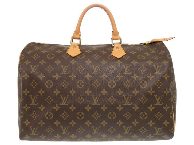 Borsa Louis Vuitton Speedy 40 Monogram Marrone Monogramma - vista 2