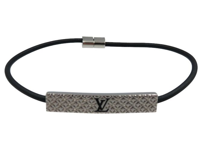 Bracciale charm Louis Vuitton Nero Argento - vista 2