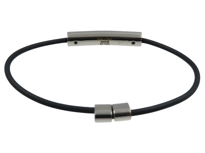 Bracciale charm Louis Vuitton Nero Argento - vista 3
