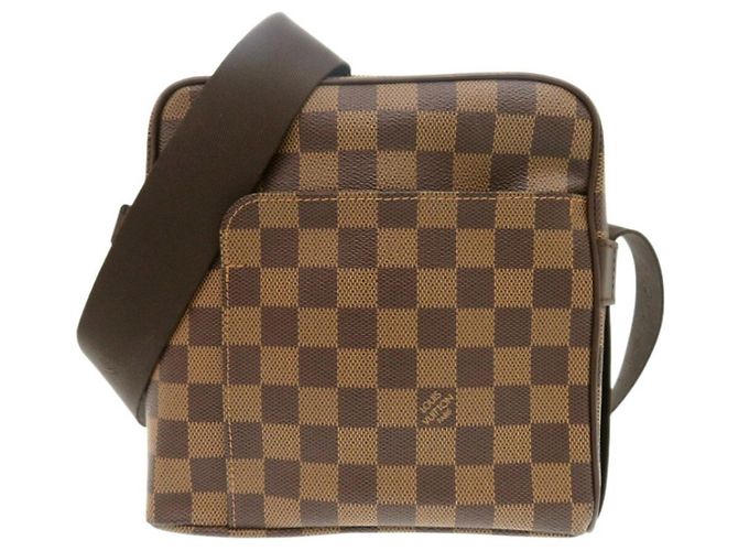 Borsa a spalla Louis Vuitton Olaf PM in tela Damier Damier ebene - vista 2