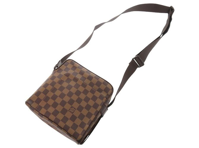 Borsa a spalla Louis Vuitton Olaf PM in tela Damier Damier ebene - vista 5