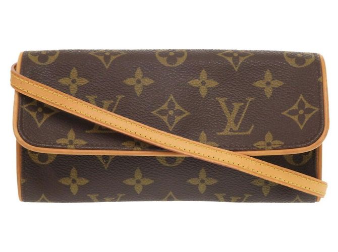 Borsa a Spalla Pochette Twin PM Monogramma Louis Vuitton Marrone - vista 2