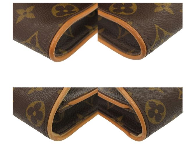 Borsa a Spalla Pochette Twin PM Monogramma Louis Vuitton Marrone - vista 4