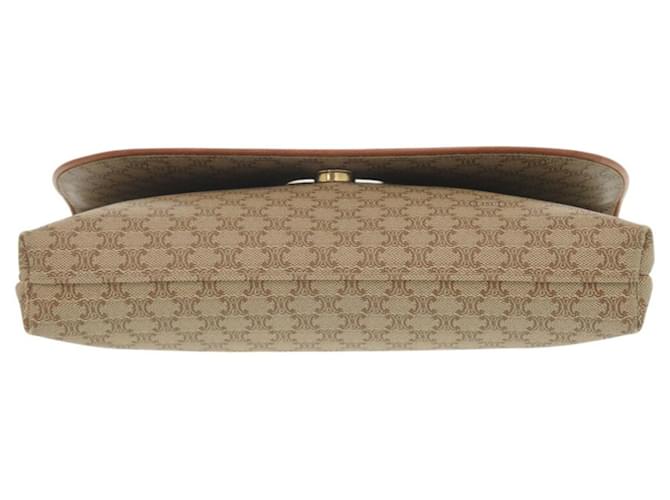Céline Borsa a spalla beige Celine Macadam - vista 4