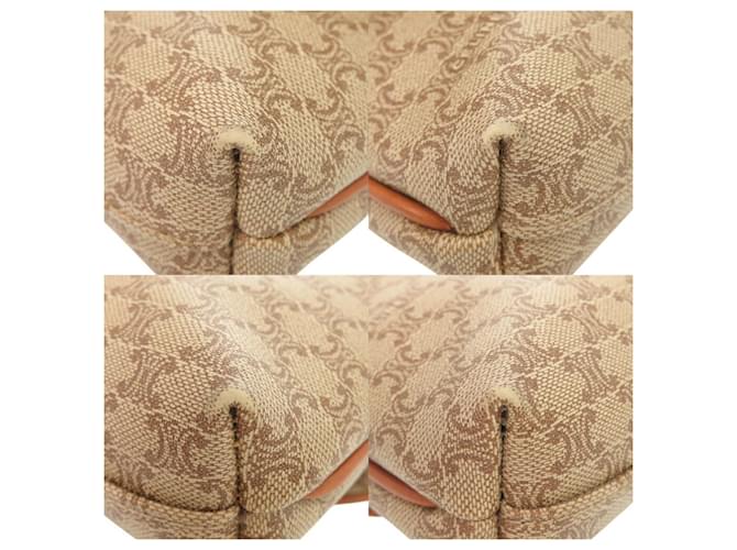 Céline Borsa a spalla beige Celine Macadam - vista 5