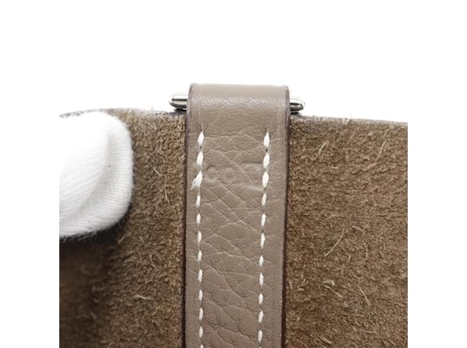 Hermès Borsa Hermes Picotin Lock 18 PM Taupe - vista 14