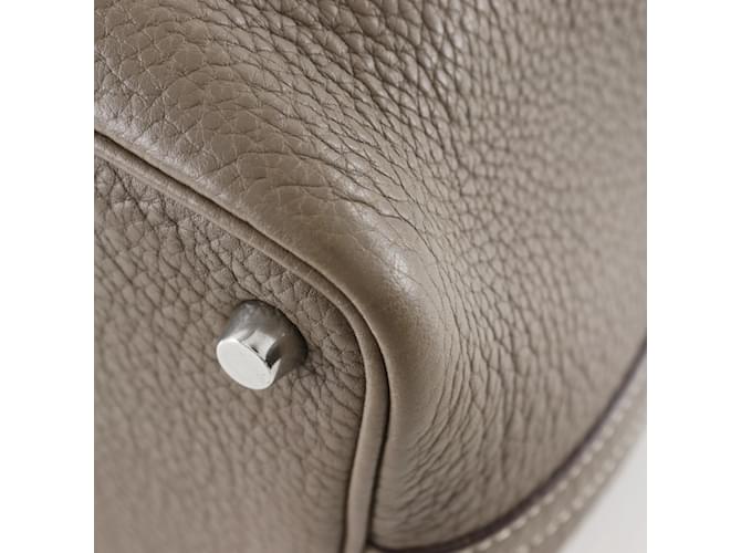 Hermès Borsa Hermes Picotin Lock 18 PM Taupe - vista 7
