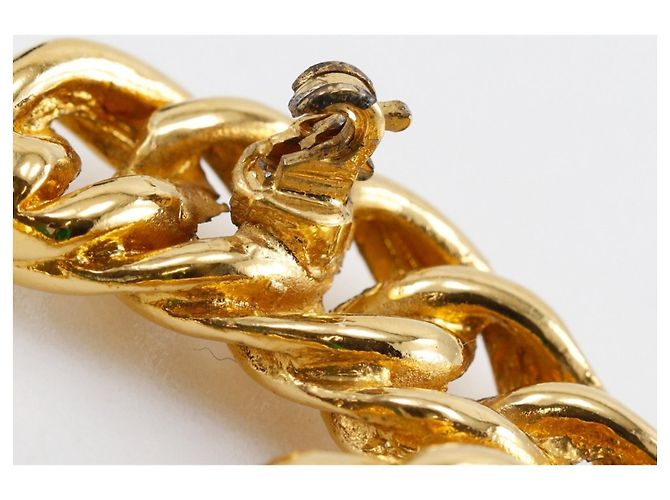 Spilla in catena placcata oro con marchio COCO di Chanel D'oro - vista 5