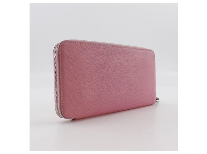 Cartera de seda Azap Long de Hermès Rosa - vista 3