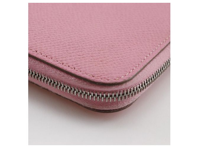 Cartera de seda Azap Long de Hermès Rosa - vista 6