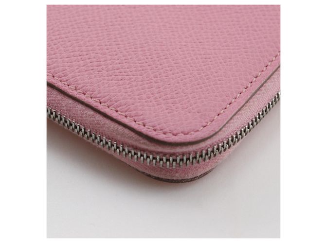 Cartera de seda Azap Long de Hermès Rosa - vista 7