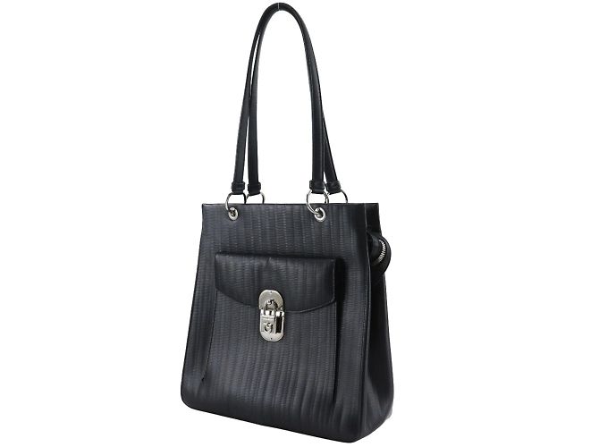 Borsa a Spalla Gancini di Salvatore Ferragamo Nero - vista 2