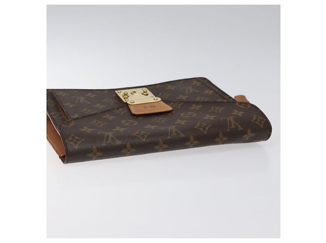 LOUIS VUITTON Monogram Série Dragonne Sac à Main SPO LV Auth BD1141 Monogramme - vue 6