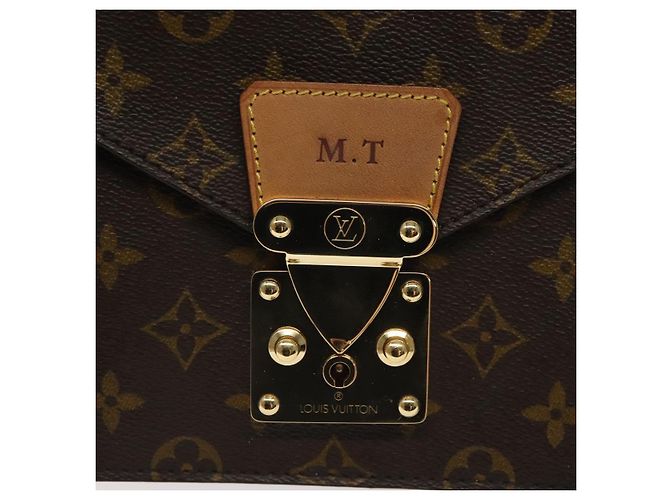 LOUIS VUITTON Monogram Série Dragonne Sac à Main SPO LV Auth BD1141 Monogramme - vue 8