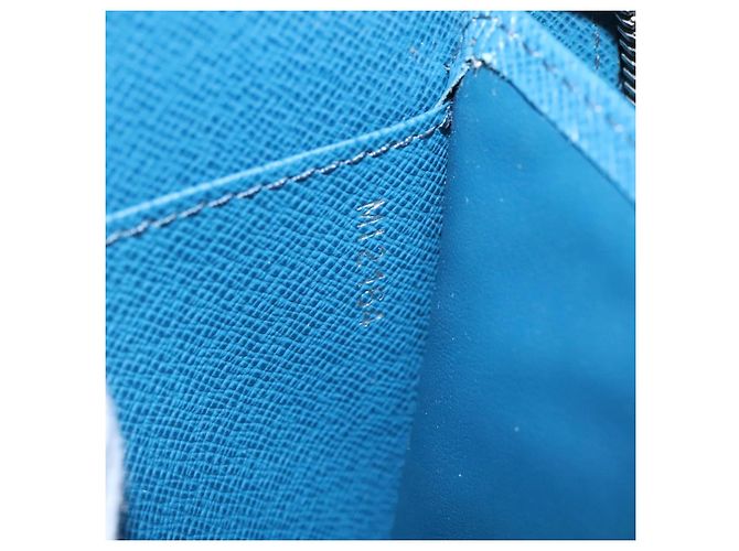 LOUIS VUITTON Epi Organizer Atholl Clutch Bag Blu M60731 LV Auth nb291 - vista 12