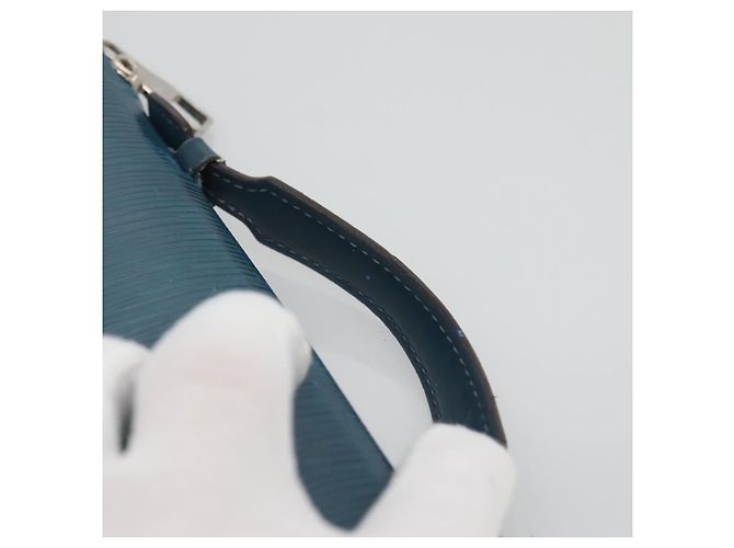 LOUIS VUITTON Epi Organizer Atholl Clutch Bag Blu M60731 LV Auth nb291 - vista 17