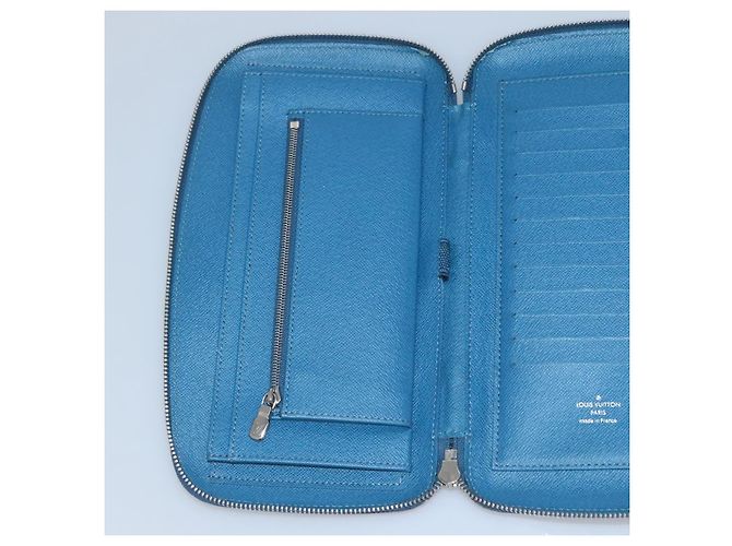 LOUIS VUITTON Epi Organizer Atholl Clutch Bag Blu M60731 LV Auth nb291 - vista 19
